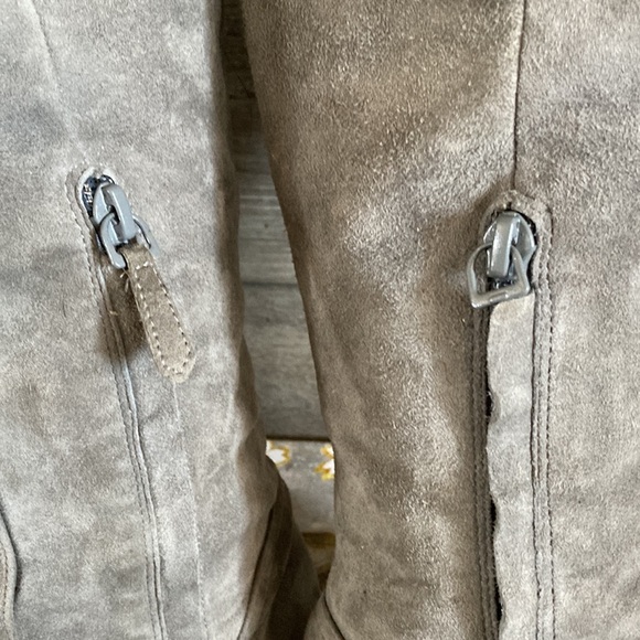 Cole Haan Suede Knee High Leather Boots - Picture 12 of 12